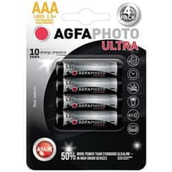 Agfaphoto Ultra alkalna baterija 1,5 V, LR03/AAA, 4 kosi