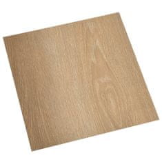 Vidaxl Samolepilne talne plošče 55 kosov PVC 5,11 m2 rjave