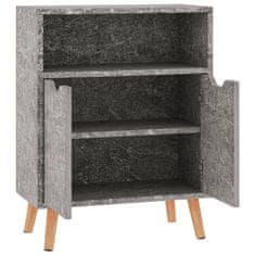 Greatstore Komoda betonsko siva 60x30x72 cm iverna plošča