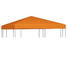 Vidaxl Streha za paviljon 310 g/m2 3x3 m oranžna