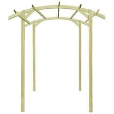 Vidaxl Vrtna pergola impregnirana borovina 180x197x210 cm