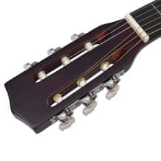 Vidaxl Klasična kitara 8-delni začetniški komplet 1/2 34"