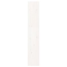 Vidaxl Knjižna omara/pregrada bela 60x30x167,5 cm trdna borovina