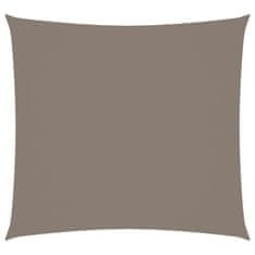 Vidaxl Senčno jadro oksford blago kvadratno 3,6x3,6 m taupe