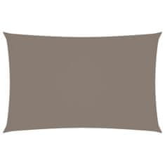 Greatstore Senčno jadro oksford blago pravokotno 3x6 m taupe