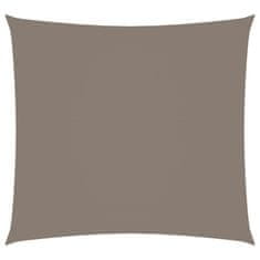 Vidaxl Senčno jadro oksford blago kvadratno 6x6 m taupe