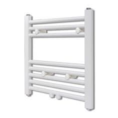 Vidaxl Kopalniški cevni radiator za centralno ogrevanje raven 480x480 mm