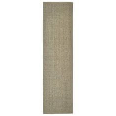 Vidaxl Preproga naravni sisal 80x300 cm taupe