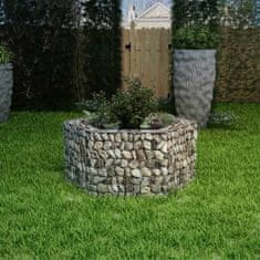 Vidaxl Šestkotna visoka greda gabion 100x90x50 cm