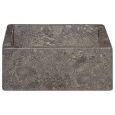 Vidaxl Umivalnik siv 45x30x12 cm marmor