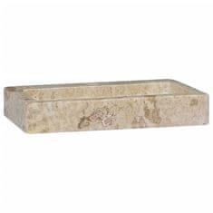 Vidaxl Umivalnik krem 38x24x6,5 cm marmor