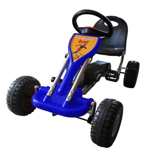 Vidaxl Gokart na pedale modre barve