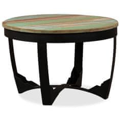 Vidaxl Odstavna mizica iz trdnega predelanega lesa 60x40 cm
