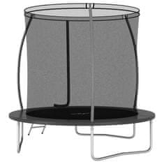 Vidaxl Trampolin komplet okrogel 244x55 cm 100 kg