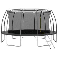 shumee vidaXL Trampolin komplet okrogel 488x90 cm 150 kg