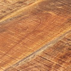 Vidaxl Klubska mizica iz trdnega mangovega lesa 60x40 cm