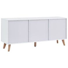 Vidaxl Komoda MDF 160x40x70 cm bela