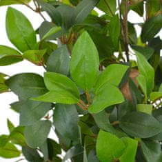 Greatstore Umetna rastlina lovorovo drevo z loncem zelena 150 cm
