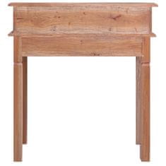 Vidaxl Pisalna miza s predali 90x50x101 cm trden predelan les