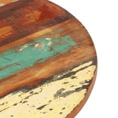 Vidaxl Okrogla mizna plošča 60 cm 15-16 mm trden predelan les