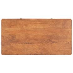 Vidaxl Kavna mizica, 100x50x41 cm, masivni akacijev les