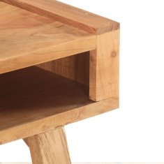 Vidaxl Kavna mizica, 100x50x45 cm, masivni akacijev les