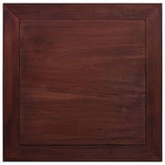 Vidaxl Klubska mizica klasično rjava 68x68x30 cm trden mahagonij
