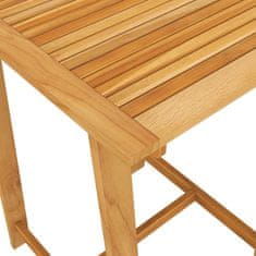 Vidaxl Vrtna barska miza 70x70x104 cm trden akacijev les