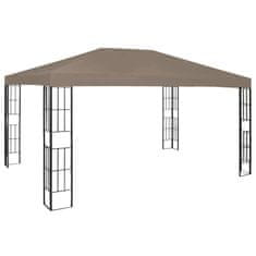 shumee vidaXL Paviljon 4x3 m taupe