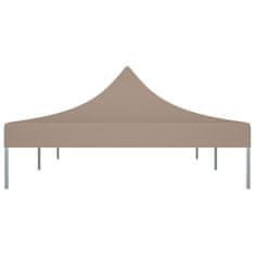 Vidaxl Streha za vrtni šotor 6x3 m taupe 270 g/m2