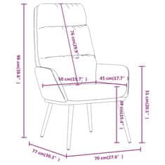 Vidaxl Lounge stol, rjav, oblazinjen s tkanino