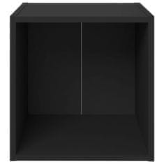 Vidaxl TV omarice 4 kosi črne 37x35x37 cm iverna plošča