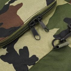 Vidaxl 3-v-1 Potovalna torba vojaškega stila 120 L kamuflažne barve