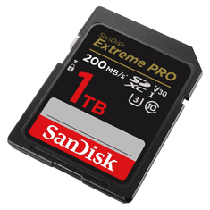 SanDisk Spominska kartica Extreme PRO 1TB SDXC 200 MB/s in 140 MB/s, UHS-I, razred 10, U3, V30