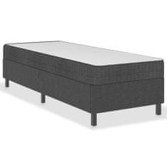 Vidaxl Posteljni okvir boxspring sivo blago 100x200 cm