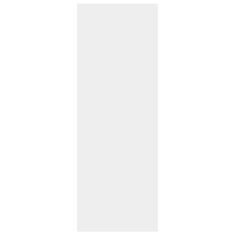 Vidaxl Stenska polica bela 45,1x16x45,1 cm iverna plošča