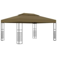 Vidaxl Paviljon 3x4 m taupe 180 g/m²