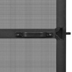 Vidaxl Komarnik za vrata na tečajih antraciten 100x215 cm
