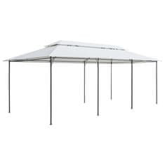 Vidaxl Paviljon 600x298x270 cm bel 180g/m2