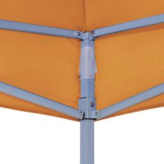 Vidaxl Streha za vrtni šotor 2x2 m oranžna 270 g/m²