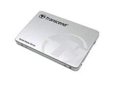 Transcend SSD370S 64 GB SSD 2,5'' SATA III 6 Gb/s, MLC, aluminijasto ohišje, 560 MB/s R, 460 MB/s W, srebrna