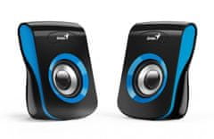 Genius SP-Q180/Stereo/6W/Black-Blue