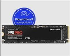 Samsung SSD 1TB 990 PRO PCIe Gen 4.0 x4, NVMe 2.0 M.2 (ref: 7450/6900MB/s)