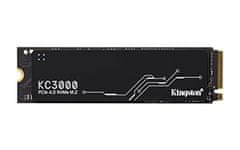 Kingston SSD 1024 GB KC3000 PCIe 4.0 NVMe M.2 TLC SSD (branje/pisanje: 7000/6000 MB/s; 900K/1M IOPS)