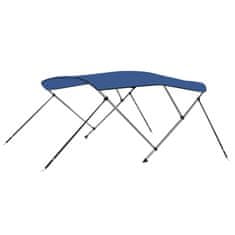 Vidaxl Bimini tenda s 3 loki modra 183x180x137 cm