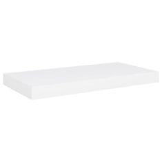 Vidaxl Stenska polica bela 50x23x3,8 cm MDF