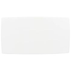 Vidaxl Klubska mizica bela 110x60x40 cm trdna borovina