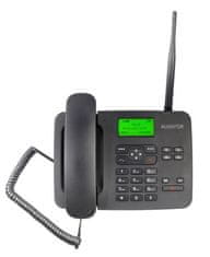 Aligator T100 Namizni telefon za kartico sim Black