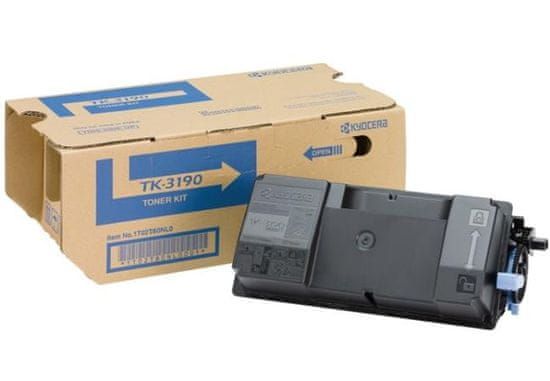 Kyocera Toner TK-3190 za 25 000 A4 (pri 5 % pokritosti), za ECOSYS P3055dn, P3060dn/M3655/3660idn