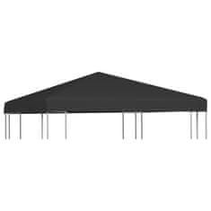 Vidaxl Streha za paviljon 270 g/m2 3x3 m črna